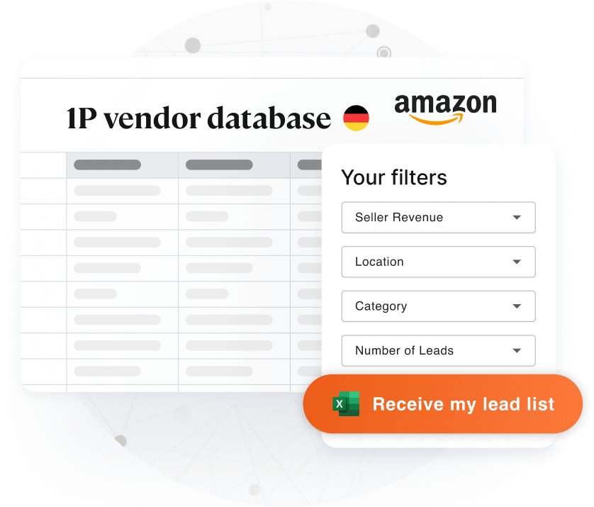 Amazon German 1P Vendors Directory - 2,000 leads - Seller Directories